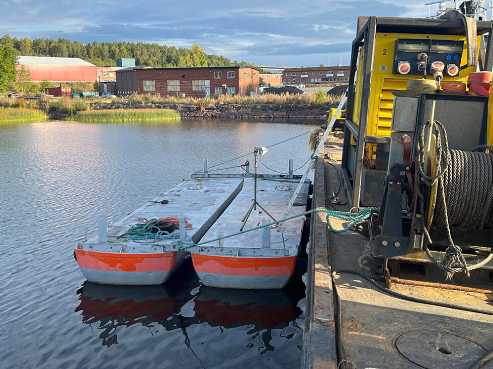 Pråmen Vidön från Pråmkompaniet Skoghall